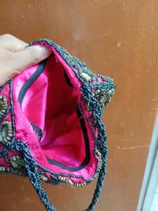 Embellished Mirror Clutch Bag 💜
