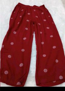 Maroon Polka Dot Kurta Set