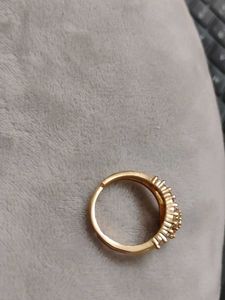 Elegant Gold-Tone Flower Ring Set