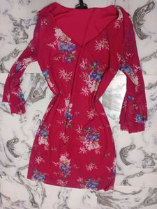 Chic Floral Print Dress