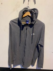 Nike Gray Zip-Up Hoodie