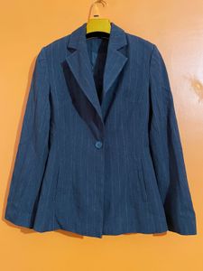 Pinstripe Blazer