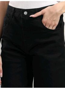 Straight Fit Women black jeans