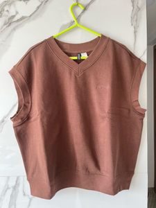Brown Sleeveless Top