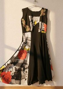 Floral Patchwork Dress
