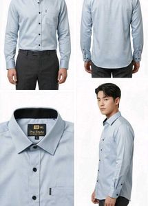 Men's Light Blue Casual Shirt