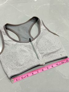 Zip Front Sports Bra