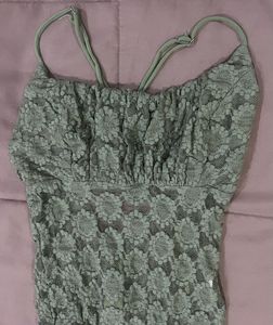 Mint Green Lace Bodysuit
