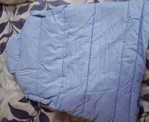 Light Blue Puffer Vest winter jacket 695