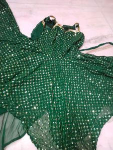 Sparkling Emerald Green Kurta Set