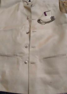 Men's Beige Nehru Jacket
