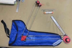 Drafter with ruler for engineering students