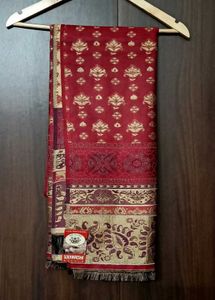 Elegant Red and Gold shawl