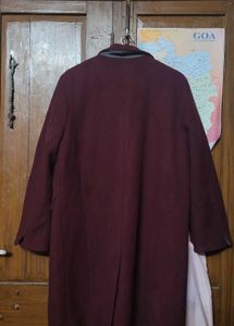 Burgundy Trench Coat
