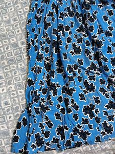 Blue Floral Summer Dress