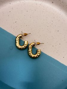Aurora Textured Mini Hoops – Anti Tarnish