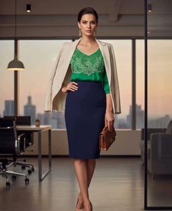Green Embroidered Top