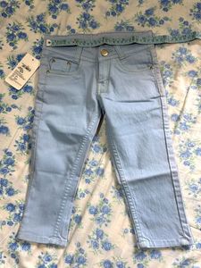 Cute Light Blue Ankle Length Jeans