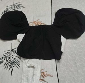 Coquette bow blouse