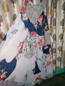 Flowy Floral Patchwork Maxi Dress