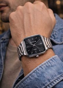 Men's Classic Square Dial Watch