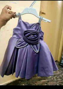 Baby Girl Lilac Dress &amp; Shoes Set