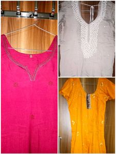 Colorful Kurta Set (3 Pieces)