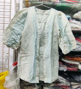 Structured Striped Shrug