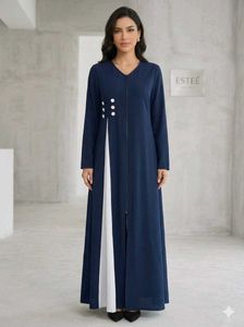 Navy Blue Abaya