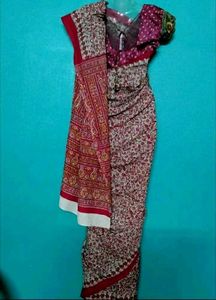 Beautiful crape saree