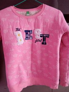 Cozy Pink "The BEST Girl" Sweatshirt