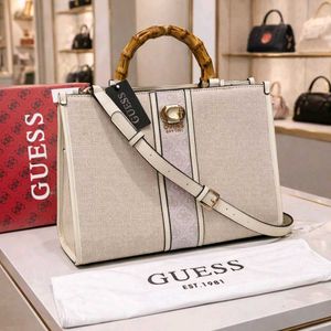 Guess Handbag with Bamboo Handle