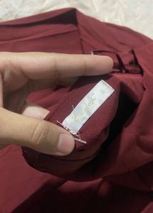 Burgundy Maxi Slip Dress