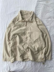 Beige Zip-Up Jacket