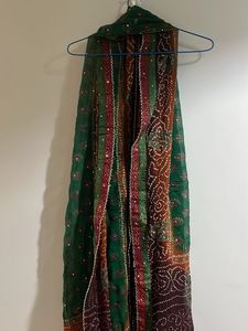 Navratri special Bandhani  Dupatta handcrafted