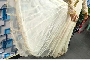 Elegant Ethnic Gown,Net Dupatta &amp; chudidar Shalwar