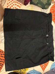Chic Black Cargo Skirt