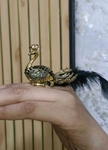 Feather Statement Ring + With Gift 🎁