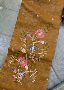 Elegant Brown Unstitched Suit