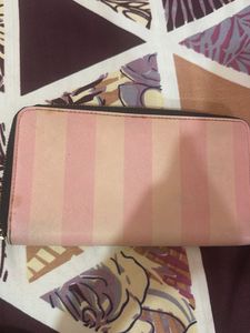 Victoria's Secret Pink Striped Wallet