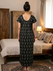 Elegant Printed Nightgown