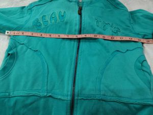 Green Zip-Up Hoodie