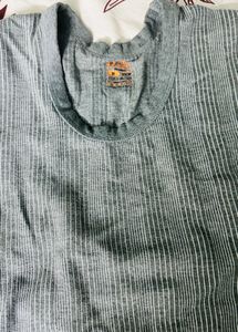 Striped Grey T-Shirt warmer