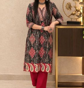 Navratri Indo Era Cotton Printed Kurta set