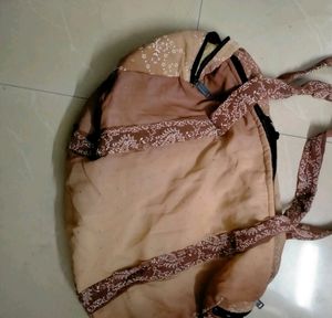 Good Condition Used Handmade Cotton Cloth Handbag