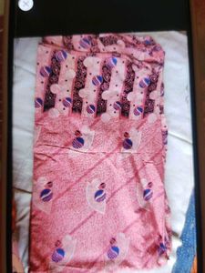 Pink Cotton Dress Material