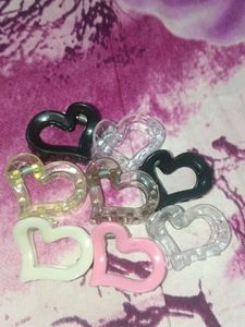 Cute Heart Claw Clips Pack
