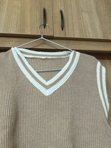 Cozy Knit V-Neck Sweater Vest