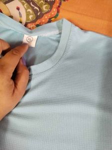 Light Blue Supreme Box Logo Tee