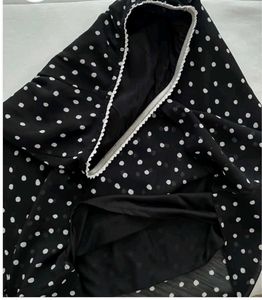Chic Polka Dot Midi Skirt